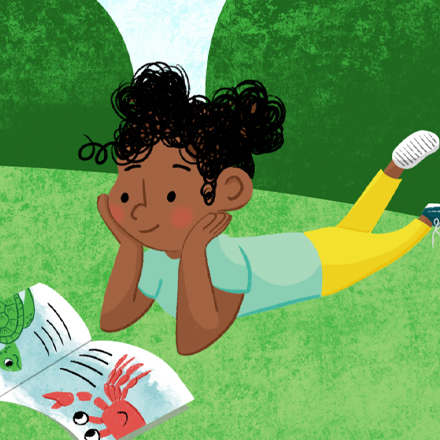 close up of Día de los niños and Día de los libros 2023 branding